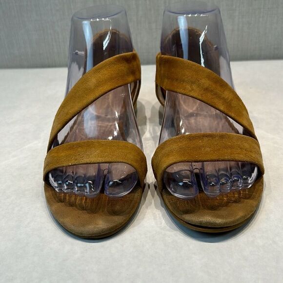 Aldo Moewen Wedge Sandal Espadrille Camel Tan Womens Sz 6 - Picture 3 of 8